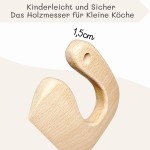 Pflegeleichtes Montessori Kindermesser – Einfache Reinigung per Hand für eine lange Lebensdauer.